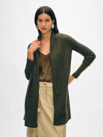 Cashmere Trapeze Cardigan