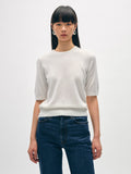 Cashmere Elbow Sleeve Tee