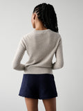 Cashmere Shrunken Crewneck