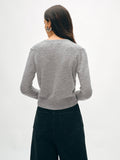 Cashmere Crewneck Cardigan