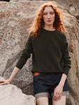 Cashmere Waffle Sweatshirt