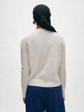 Cashmere Waffle Sweatshirt