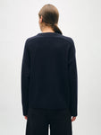 Cashmere Saddle Sleeve Crewneck