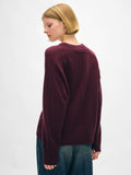 Cashmere Saddle Sleeve Crewneck