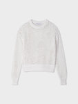 Cotton Slub Mesh Crewneck