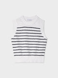 Cotton Slub Rib Trim Tank