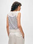 Cotton Slub Rib Trim Tank