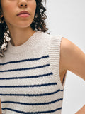 Cotton Slub Rib Trim Tank