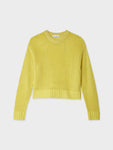 Cashmere Marled Mesh Crewneck