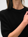 Cashmere Puff Sleeve Crewneck