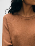 Cotton Linen Waffle Sweatshirt