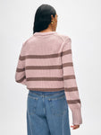 Organic Cotton Striped Crewneck