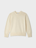 Organic Cotton Saddle Sleeve Crewneck