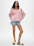 Organic Cotton Oversized V Neck