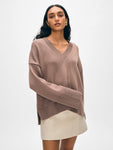 Organic Cotton Oversized V Neck