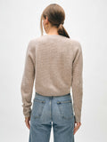 Cashmere Waffle Cardigan