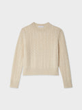 Cashmere Cable Crewneck