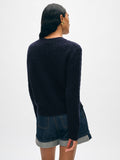 Cashmere Cable Crewneck