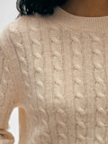 Cashmere Cable Crewneck