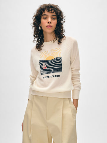 Cashmere Cote D'azur Sweatshirt