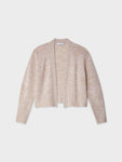 Cashmere Marled Open Cardigan