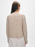 Cashmere Marled Open Cardigan