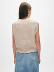 Cashmere Marled Wide Ribbed Shell