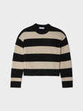 Cashmere Striped Crewneck