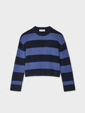 Cashmere Striped Crewneck