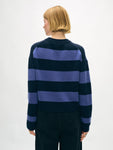 Cashmere Striped Crewneck