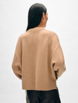 Merino Cashmere Drop Shoulder Crewneck