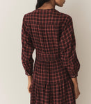 ANNIKA DRESS -- ROUGE COUNTRYSIDE PLAID