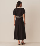 AUGUSTINA DRESS -- BLACK