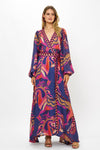 Wrap Dress- Arabia Navy