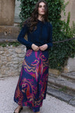 Swing Skirt- Arabia Navy