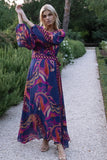 Wrap Dress- Arabia Navy