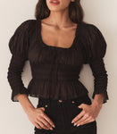 BAPTISIA TOP -- BLACK