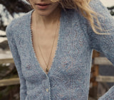 CHANDEL CARDIGAN -- AZURE