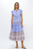 Cinched Flirty Midi- Campania Peri