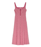 DELANEY DRESS -- ROUGE LA MADDALENA GINGHAM