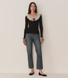 EVETTE TOP -- BLACK