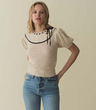 GLENDA SWEATER -- CREAM