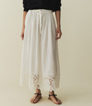 GLORIANE SKIRT -- SALT