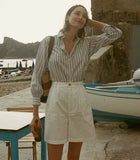 HAVA TOP -- INDIGO SORRENTO STRIPE