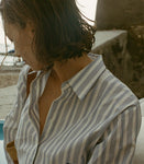 HAVA TOP -- INDIGO SORRENTO STRIPE