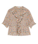 HENRI TOP -- WILD CLOVER FLORAL