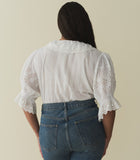 HENRI TOP -- SALT EYELET