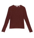 HYERES CASHMERE SWEATER -- DARK GARNET