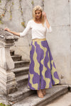 Swing Skirt- Haring Blue