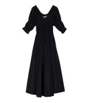 ISCHIA DRESS -- NAVY